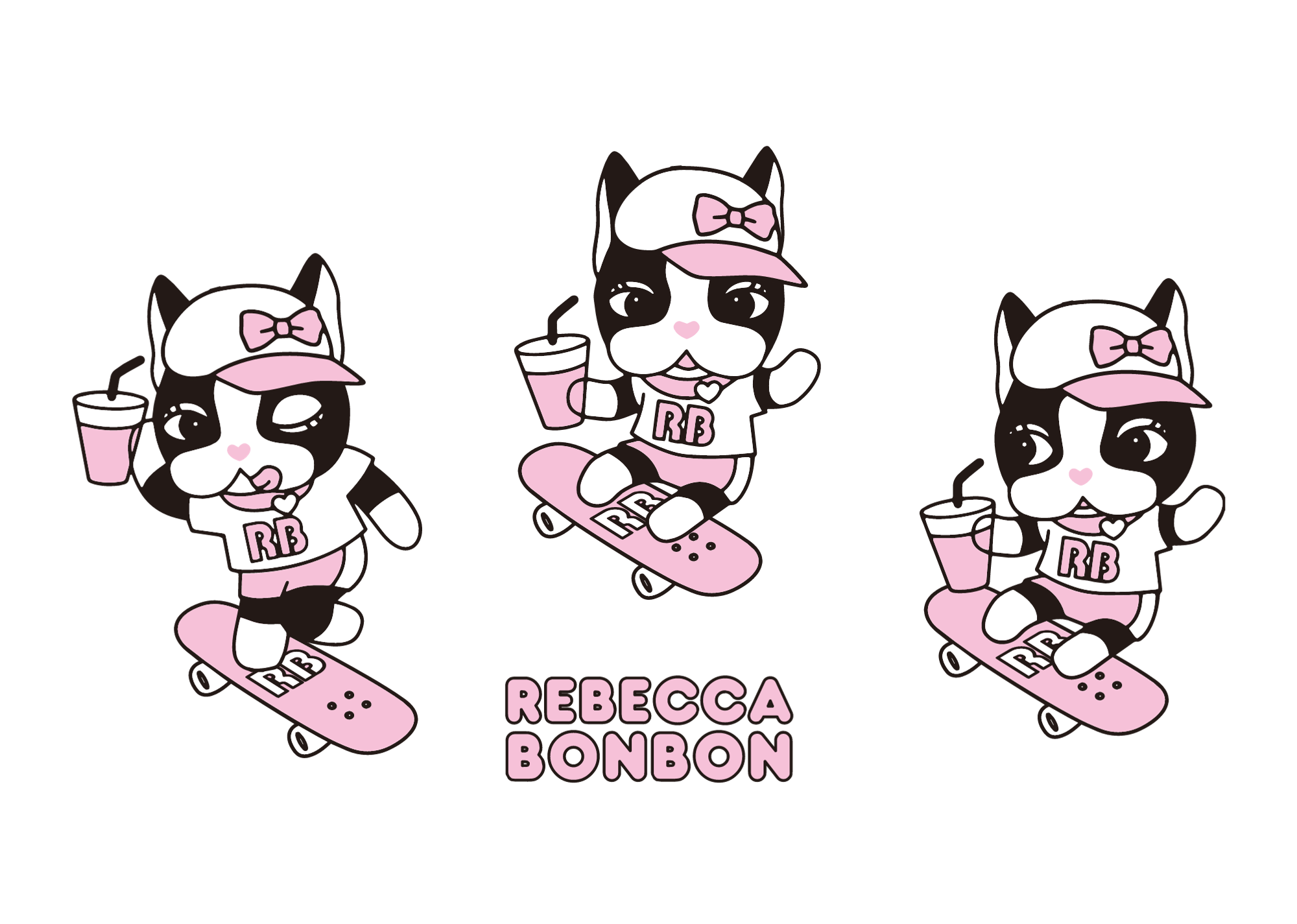 Rebecca Bonbon de skate 